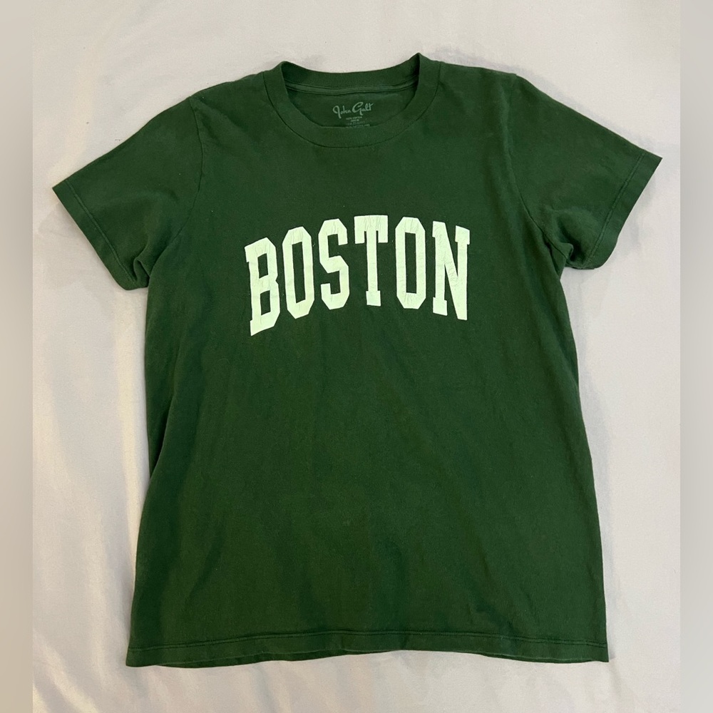 Brandy Melville Dark Green Boston Tee